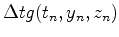 $\displaystyle \Delta t g(t_n,y_n,z_n)$