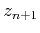 $\displaystyle z_{n+1}$