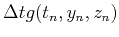 $\displaystyle \Delta t g(t_n,y_n,z_n)$