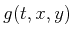 $\displaystyle g(t,y,z)$