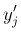 $\displaystyle y_j'$