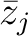 $\displaystyle \bar{z}_{j}$